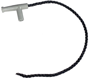 LEGO Light Gray Hose Nozzle with 13L Black String (73180)