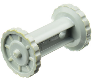 LEGO Light Gray Hose Reel Drum with Friction Spokes (30635)
