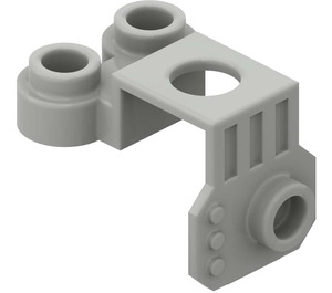 LEGO Grigio chiaro Zaino a reazione con Anteriore Bottoncino (4736)