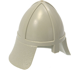 LEGO Light Gray Knights Helmet with Neck Protector (3844 / 15606)