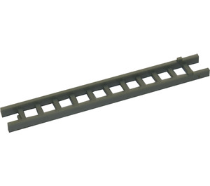 LEGO Light Gray Ladder Top Section 96.6 mm with 11 crossbars