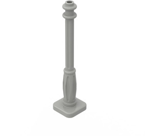 LEGO Light Gray Lamp Post 2 x 2 x 7 with 6 Base Grooves (2039)
