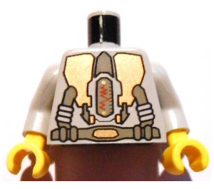 LEGO Light Gray LoM - BB Torso (973)