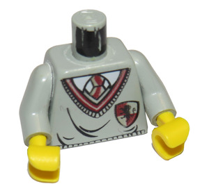 LEGO Lysegrå Minifig Gryffindor Skjold Torso (973 / 73403)