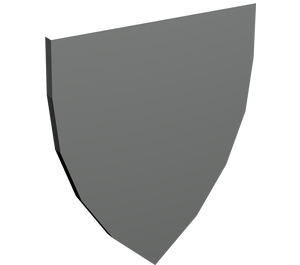 LEGO Light Gray Minifig Shield Triangular (3846)