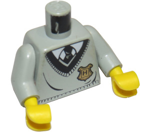 LEGO Lichtgrijs Minifiguur Torso met Hogwarts Kenteken (973 / 73403)