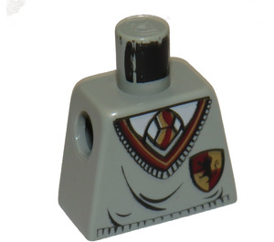 LEGO Light Gray Minifig Torso without Arms with Harry Potter Gryffindor shield (973)