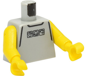 LEGO Gris clair Minifigure NBA Torse