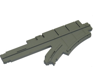 LEGO Gris Clair Monorail points La gauche (2890)