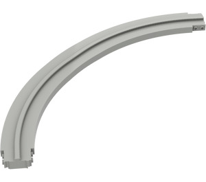 LEGO Light Gray Monorail Track Curved Rail (Quarter Circle) (2672)