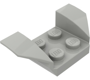 LEGO Lichtgrijs Spatbord Plaat 2 x 2 met Flared Wiel Arches (41854)