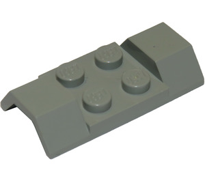 LEGO Gris claro Guardabarros Placa 2 x 4 con Rueda Arches (3787)