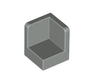 LEGO Light Gray Panel 1 x 1 Corner with Rounded Corners (6231)