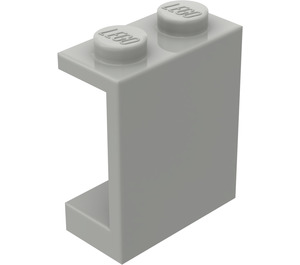 LEGO Gris clair Panneau 1 x 2 x 2 sans supports latéraux, tenons pleins (4864)