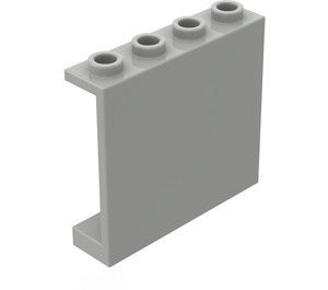 LEGO Lichtgrijs Paneel 1 x 4 x 3 zonder zijsteunen, holle noppen (4215 / 30007)