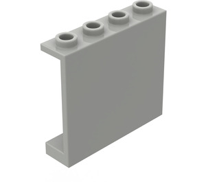 LEGO Gris clair Panneau 1 x 4 x 3 sans supports latéraux, tenons creux (4215 / 30007)