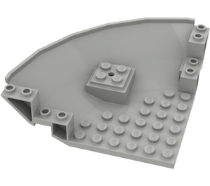 LEGO Gris clair Panneau 10 x 10 x 2.3 Inversé Coin Trimestre (30201)