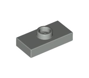 LEGO Light Gray Plate 1 x 2 with 1 Stud (without Bottom Groove) (3794)