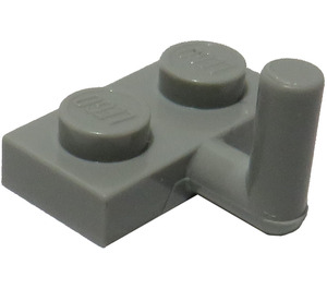 LEGO Hellgrau Platte 1 x 2 mit Haken (6 mm horizontaler Arm) (4623)