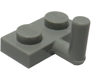 LEGO Light Gray Plate 1 x 2 with Hook (6mm Horizontal Arm) (4623)