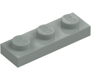 LEGO Light Gray Plate 1 x 3 (3623)