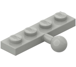 LEGO Light Gray Plate 1 x 4 with Ball Joint (3184)