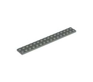 LEGO Light Gray Plate 2 x 16 (4282)
