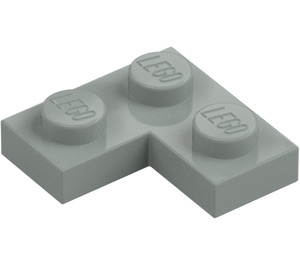 LEGO Světle šedá Deska 2 x 2 Roh (2420)