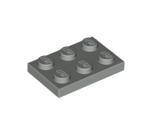 LEGO Gris clair assiette 2 x 3 (3021)