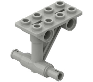 LEGO Grigio chiaro Piastra 2 x 4 con Fori e Perni (42608)