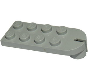 LEGO Light Gray Plate 2 x 5 with Ball Joint Socket (3491)