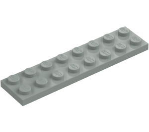 LEGO Light Gray Plate 2 x 8 (3034)