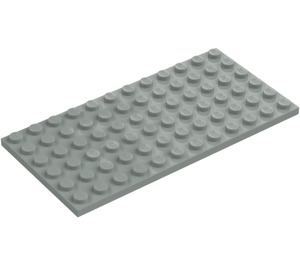 LEGO Hellgrau Platte 6 x 12 (3028)