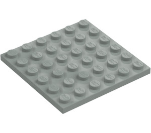 LEGO Světle šedá Deska 6 x 6 (3958)