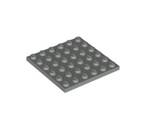 LEGO Hellgrau Platte 6 x 6 (3958)