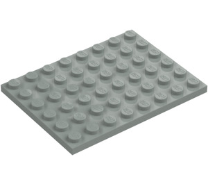 LEGO Light Gray Plate 6 x 8 (3036)