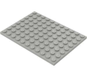 LEGO Hellgrau Platte 8 x 11