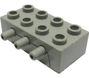 LEGO Gris claro Neumático Distribution Bloque 2 x 4 con Uno way valve