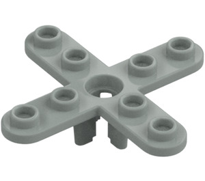 LEGO Lichtgrijs Propeller 4 Lemmet 5 Diameter met open connector (2479)