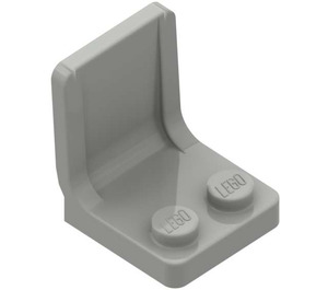 LEGO Hellgrau Sitz 2 x 2 mit Angussmarke im Sitz (4079)