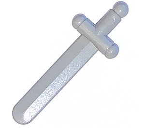LEGO Light Gray Shortsword Sword (Rigid ABS Plastic)