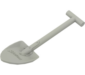 LEGO Light Gray Shovel with Embossed 'Fabuland' (4330)