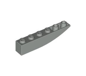 LEGO Lichtgrijs Helling 1 x 6 Gebogen Omgekeerd (41763 / 42023)