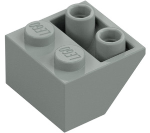 LEGO Jasny szary Nachylenie 2 x 2 (45°) Odwrotny z płaską przekładką pod spodem (3660)