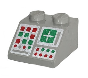 LEGO Gris clair Pente 2 x 2 (45°) avec Computer Panneau (3039)