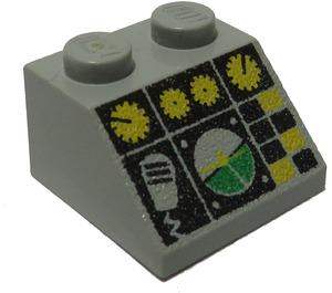 LEGO Gris clair Pente 2 x 2 (45°) avec Flight Control (3039 / 81871)