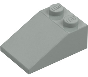 LEGO Light Gray Slope 2 x 3 (25°) with Rough Surface (3298)