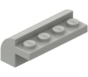 LEGO Light Gray Slope 2 x 4 x 1.3 Curved (6081)