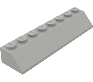 LEGO Light Gray Slope 2 x 8 (45°) (4445)