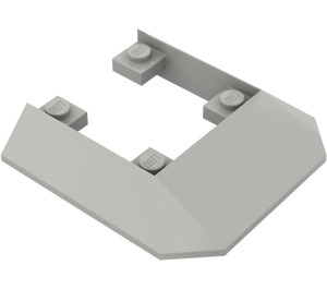 LEGO Light Gray Slope 6 x 6 with Cutout (2876)